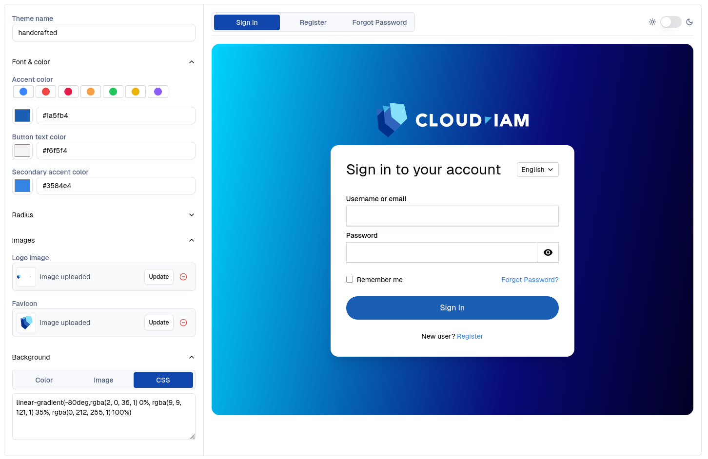 Build your own theme