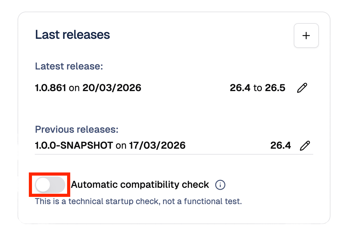 Auto compatibility check