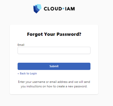 Forgot Your Password - Page