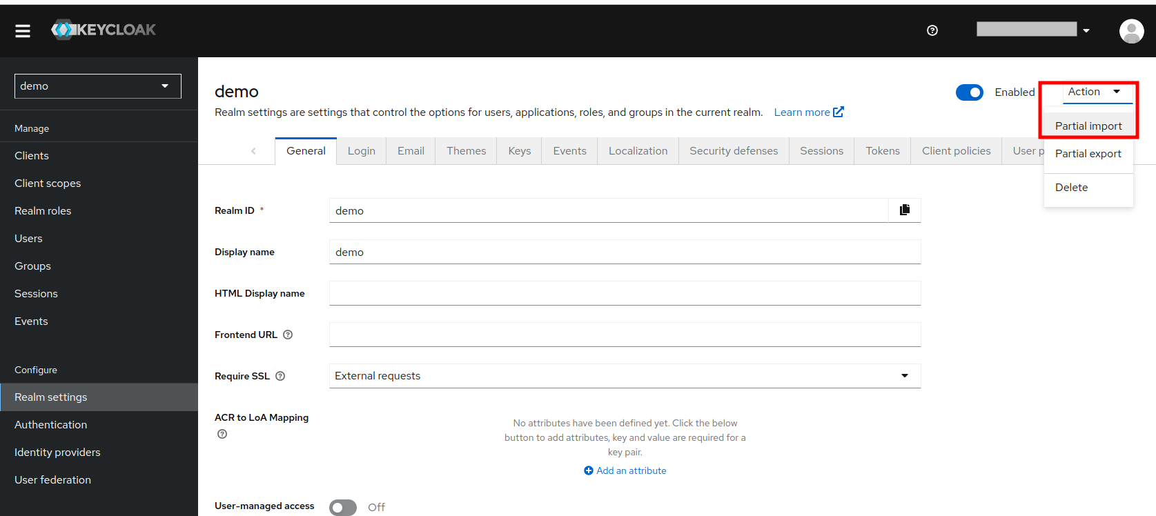 Import users