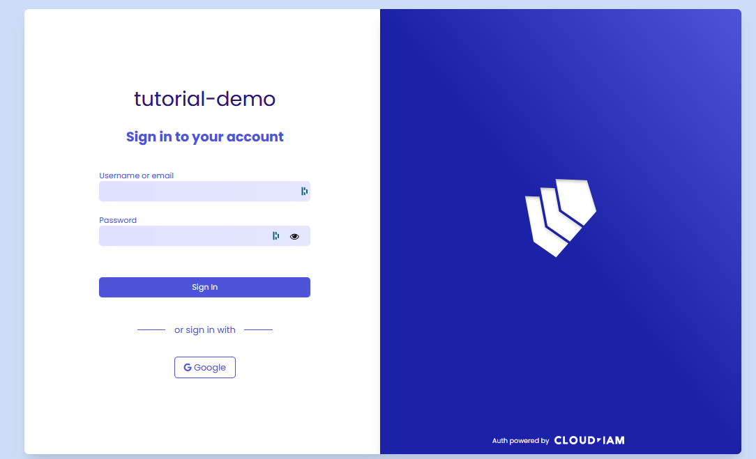 Keycloak login Screen - Google Social login