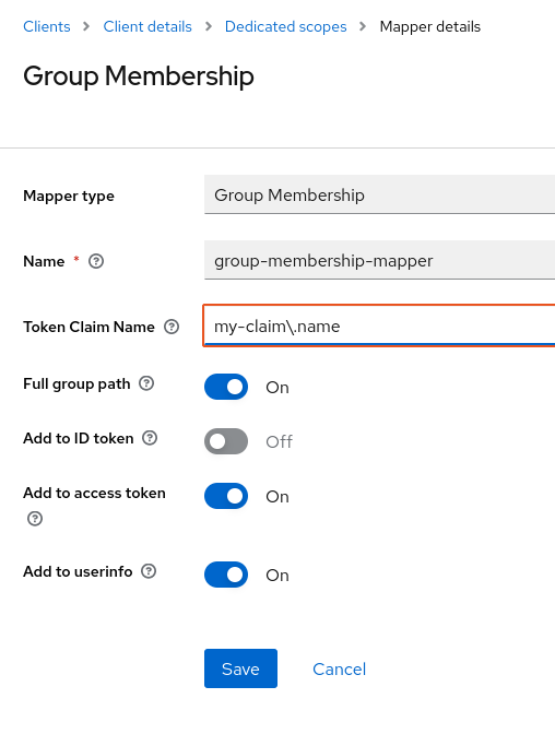 Keycloak Upgrade - Adapt mapper